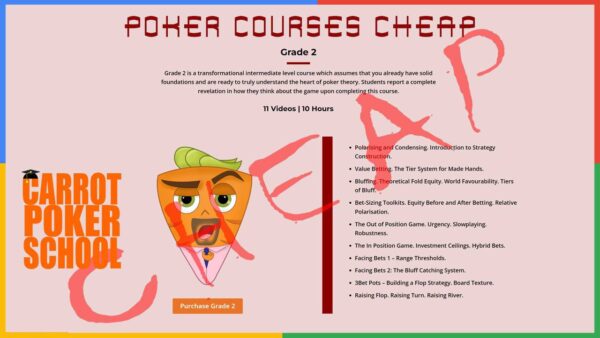 CARROT POKER SCHOOL GRADE 2