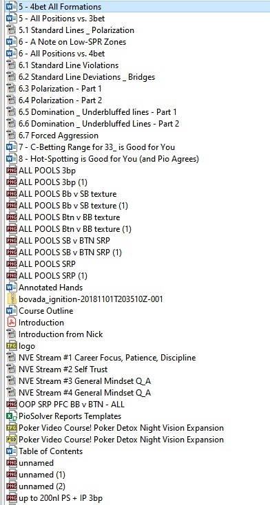 POKER DETOX PD NIGHT VISION EXPANSION - Cash Poker Courses Cheap