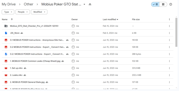 Mobius Poker GTO Stat Checker Pro