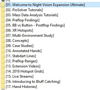 POKER DETOX PD NIGHT VISION EXPANSION - Cash Poker Courses Cheap