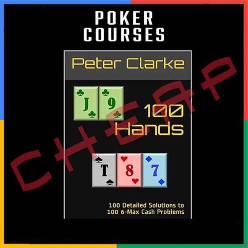 CARROT-CORNER-100-HANDS-100-DETAILED-SOLUTIONS-by-PETER-CLARKE.jpg Carrot Corner 100 Hands: 100 Detailed Solutions to 100 6-Max Cash Problems